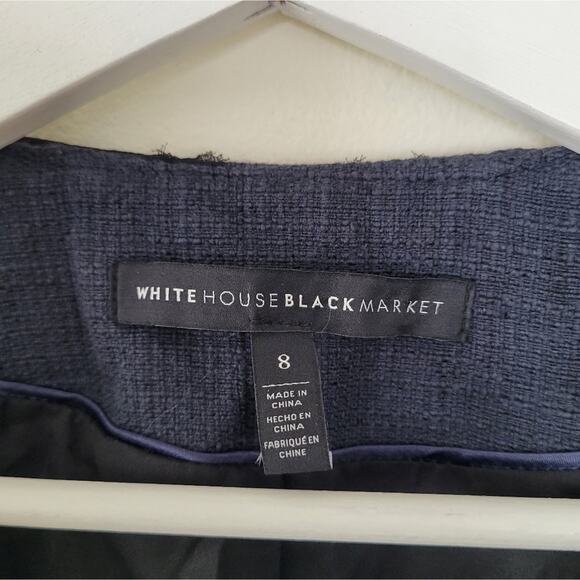 White House Black Market Crop Tweed Jacket - Picture 9 of 11